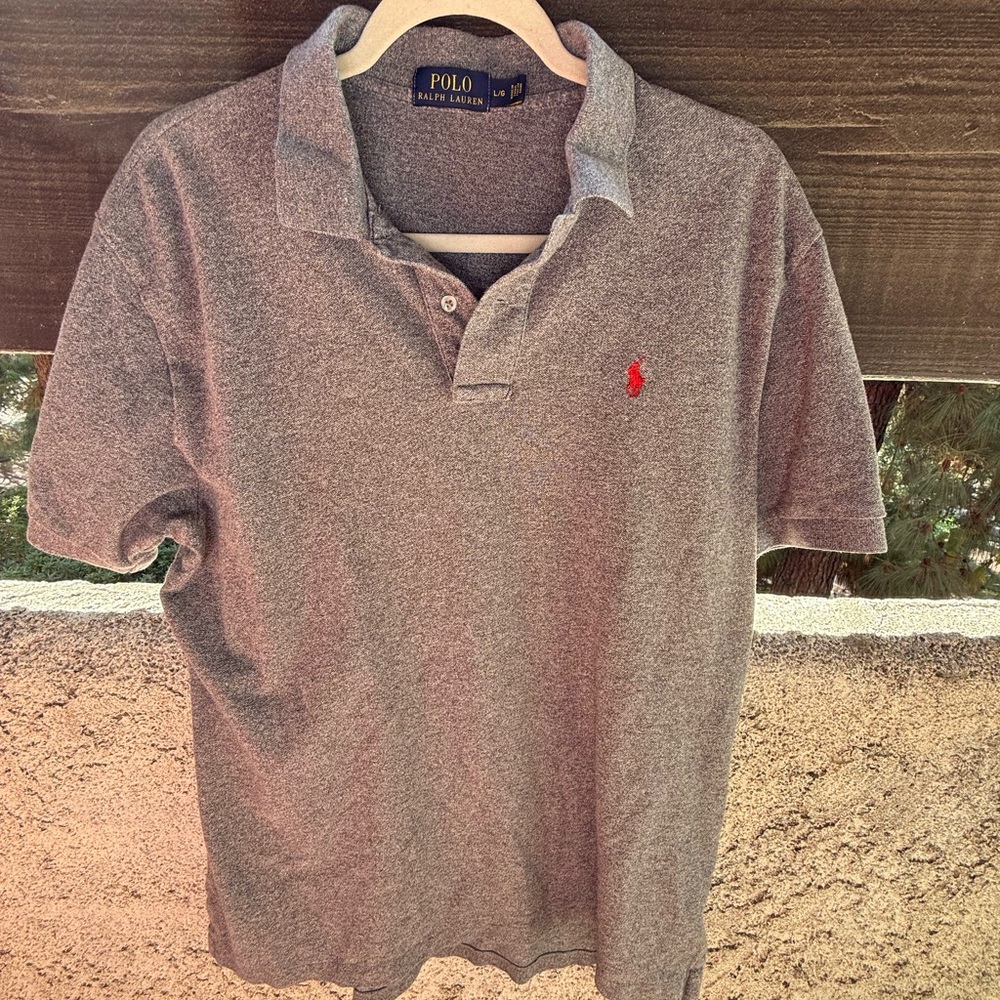Ralph Lauren Heather Gray Polo Shirt